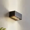 Image de Lucande, applique d'extérieur LED Selim, longueur 15,3 cm, noir