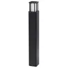 Image de Lucande LED Eclairage Exterieur Dakil à intensité variable (Moderne) en Noir Aluminium (1 lampe,à GU10), Luminaire Lampe Jardin Borne Lumineuse