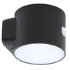 Image de Lindby LED Applique Murale Solaire Amren (Moderne) en Noir (1 lampe,à), Lampe Borne Lumineuse Exterieur Eclairage Jardin