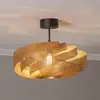 Image de Euluna Plafonnier Vento, doré, Ø 50 cm
