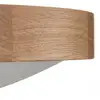 Image de Envostar Zeus plafonnier en bois, chêne, Ø 47 cm