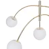 Image de Euluna plafonnier Karda, doré, à 5 lampes