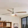 Image de Lindby Ventilateur de plafond LED Tedric, blanc, silencieux, Ø 133 cm