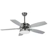 Image de Lucande LED Ventilateur de plafond avec lampe Kuvio (Moderne) en Gris Métal e. a. pour Salon & Salle à manger (1 lampe,à),