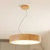 Image de Envostar Suspension Kerio, Ø 47 cm, bois de chêne