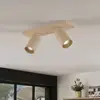 Image de Spot Arcchio Brinja, marron, angulaire, Ø 6 cm, à 2 lampes, GU10