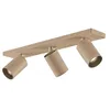 Image de Arcchio Spot Brinja à intensité variable (Moderne) en Marron Aluminium e. a. pour Couloir (à 3 lampes, GU10) Lampe encastrable plafonnier applique