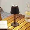 Image de Lindby lampe de table LED rechargeable Janea TWIN, noir, métal