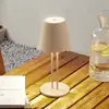 Image de Lindby lampe de table LED rechargeable Janea TWIN, beige, métal