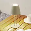 Image de Lindby lampe de table LED rechargeable Janea TWIN, vert, métal
