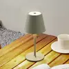 Image de Lindby lampe de table LED rechargeable Janea CROSS, vert, métal