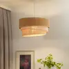 Image de Suspension Euluna Trio Jute, brun naturel/blanc/raphia, Ø 45 cm