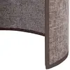 Image de Applique murale Euluna Celine, cappuccino, tissu chenille, 24 cm