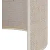 Image de Euluna applique murale en jute, blanc/écru, demi-ronde, hauteur 24 cm