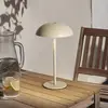 Image de Arcchio lampe de table LED rechargeable Thenra, beige, support mural