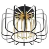 Image de Lucande LED Plafonnier Birger à intensité variable (Moderne) en Noir Métal e. a. pour Salon & Salle manger (1 lampe,à), Eclairage Lampe Luminaire Plafond Eclerage