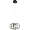 Image de Lucande LED Suspension Birger à intensité variable (Moderne) en Noir Métal e. a. pour Salon & Salle manger (1 lampe,à), lampe plafonnier suspension