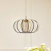 Image de Lucande, suspension LED Birger, Ø 39 cm, noir/or
