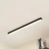 Image de Plafonnier LED Lucande Teniona, 101 cm, noir, aluminium