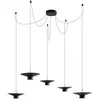 Image de Lindby LED Suspension Norvind à intensité variable (Moderne) en Noir Métal e. a. pour Salon & Salle manger (à 10 lampes,), lampe plafonnier suspension
