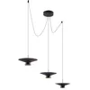 Image de Lindby LED Suspension Norvind à intensité variable (Moderne) en Noir Métal e. a. pour Salon & Salle manger (à 6 lampes,), lampe plafonnier suspension