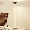 Image de Lindby lampadaire LED Norvind, noir, métal, à 1 lampe