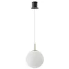 Image de Lucande LED Suspension en verre Joran (Moderne) Blanc Verre e. a. pour Salon & Salle à manger (1 lampe,à), Luminaire Lampe plafond Plafonnier Suspendue