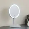 Image de Lindby miroir LED rechargeable Renki, blanc, plastique, intensité variable