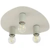 Image de Lindby Plafonnier Tommen à intensité variable (Moderne) en Beige Métal e. a. pour Salon & Salle manger (à 3 lampes, E27) Luminaire Lampe Plafond Eclerage Eclairage