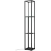 Image de Lindby Lampadaire LED Birta (moderne) en noir en autres métaux, entre autres, pour salon/salle à manger, source lumineuse incluse - lampadaire