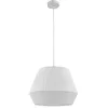 Image de Lindby Suspension Vitore à intensité variable (Scandinave) en Blanc Textile e. a. pour Salon & Salle manger (1 lampe,à E27), Luminaire Lampe Plafond Plafonnier