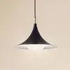 Image de Lindby suspension Jarl, noir, métal, Ø 35 cm, G9