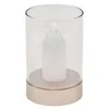 Image de Lindby LED Lampe a poser Lumana à intensité variable (Moderne) en Beige Verre e. a. pour Salon & Salle manger (1 lampe,à), de Chevet Table