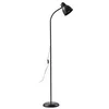 Image de Lindby Lampadaire Tebbi en Noir Métal e. a. pour Salon & Salle à manger (1 lampe,à E27), Sur Pied Lampe a de Sol