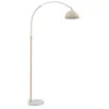 Image de Lindby Lampadaire Tonka (Moderne) en Beige Métal e. a. pour Salon & Salle à manger (1 lampe,à E27), Sur Pied Lampe a de Sol