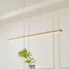 Image de Lucande Suspension LED Maruta, bois, poutre, 120 cm, 3000K
