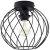 Image de Lindby Plafonnier Danika à intensité variable (Moderne) en Noir Métal e. a. pour Salon & Salle manger (1 lampe,à E27), Luminaire Lampe Plafond Eclerage Eclairage Interieur