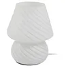 Image de Lindby Lampe à poser Andriana (Moderne) en Blanc Verre e. a. pour Salon & Salle manger (1 lampe,à E14),