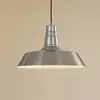 Image de Suspension Lindby Laylan, nickel/blanc, Ø 46 cm, métal