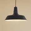 Image de Suspension Lindby Laylan, noir/blanc, Ø 46 cm, métal