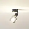 Image de Plafonnier Lindby Netty, à 1 lampe, gris, verre