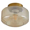 Image de Lindby Plafonnier Hildur à intensité variable en Beige Verre e. a. pour Salon & Salle manger (1 lampe,à E27), Luminaire Lampe Plafond Eclerage Eclairage Interieur