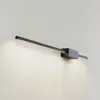 Image de Lucande, applique murale LED Skaila, noire, longueur 90 cm, 3 000 K