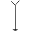 Image de Lucande Lampadaire LED Ilian (moderne) en noir en autres métaux, entre autres, pour salon/salle à manger, source lumineuse incluse - lampadaire