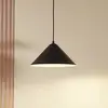 Image de Suspension Lindby Clarine, noir/blanc, Ø 32 cm, métal