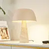 Image de lampe à poser Lindby Magritt, beige, métal, pierre, 41 cm