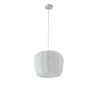 Image de Lindby Suspension en Tissu Helin à intensité variable (Moderne) Blanc Textile e. a. pour Salon & Salle manger (1 lampe,à E27), Luminaire Lampe plafond Plafonnier