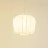 Image de Lindby suspension Helin, blanc, Ø 35 cm, tissu