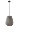 Image de Lindby Suspension en Tissu Helin à intensité variable (Moderne) Gris Textile e. a. pour Salon & Salle manger (1 lampe,à E27), Luminaire Lampe plafond Plafonnier