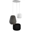 Image de Lindby Suspension en Tissu Helin à intensité variable (Scandinave) Multicolore Textile e. a. pour Salon & Salle manger (1 lampe,à E27), Luminaire Lampe plafond